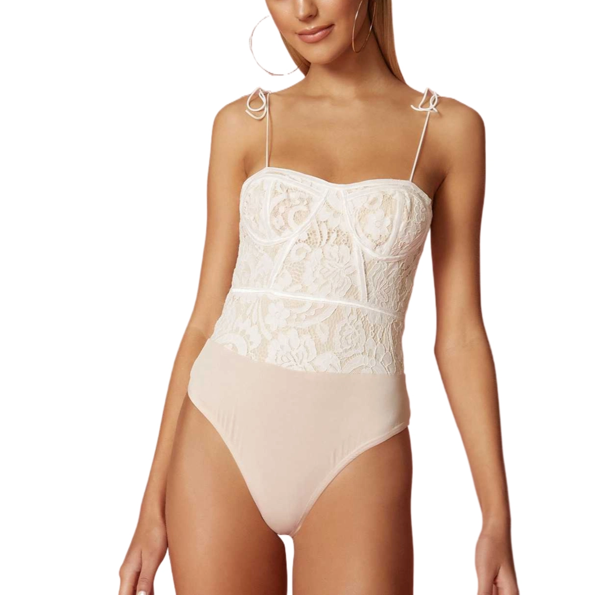 SUPERDOWN Lace Bodysuit Stasia