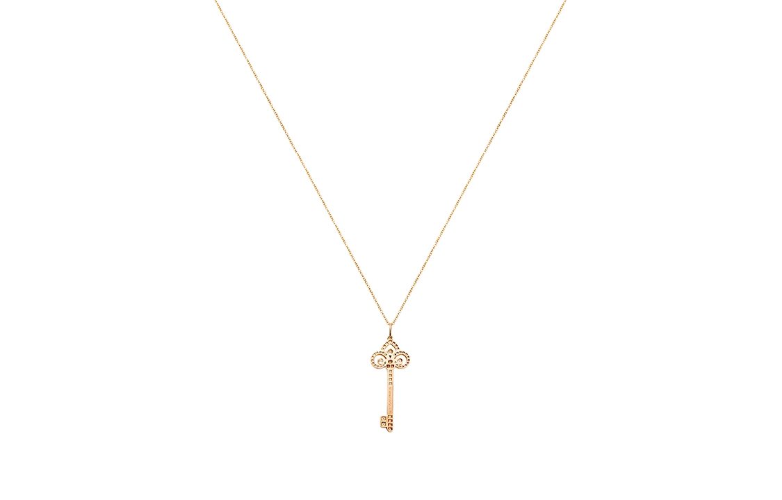 TIFFANY CO. Keys Fleur de Lis 18K