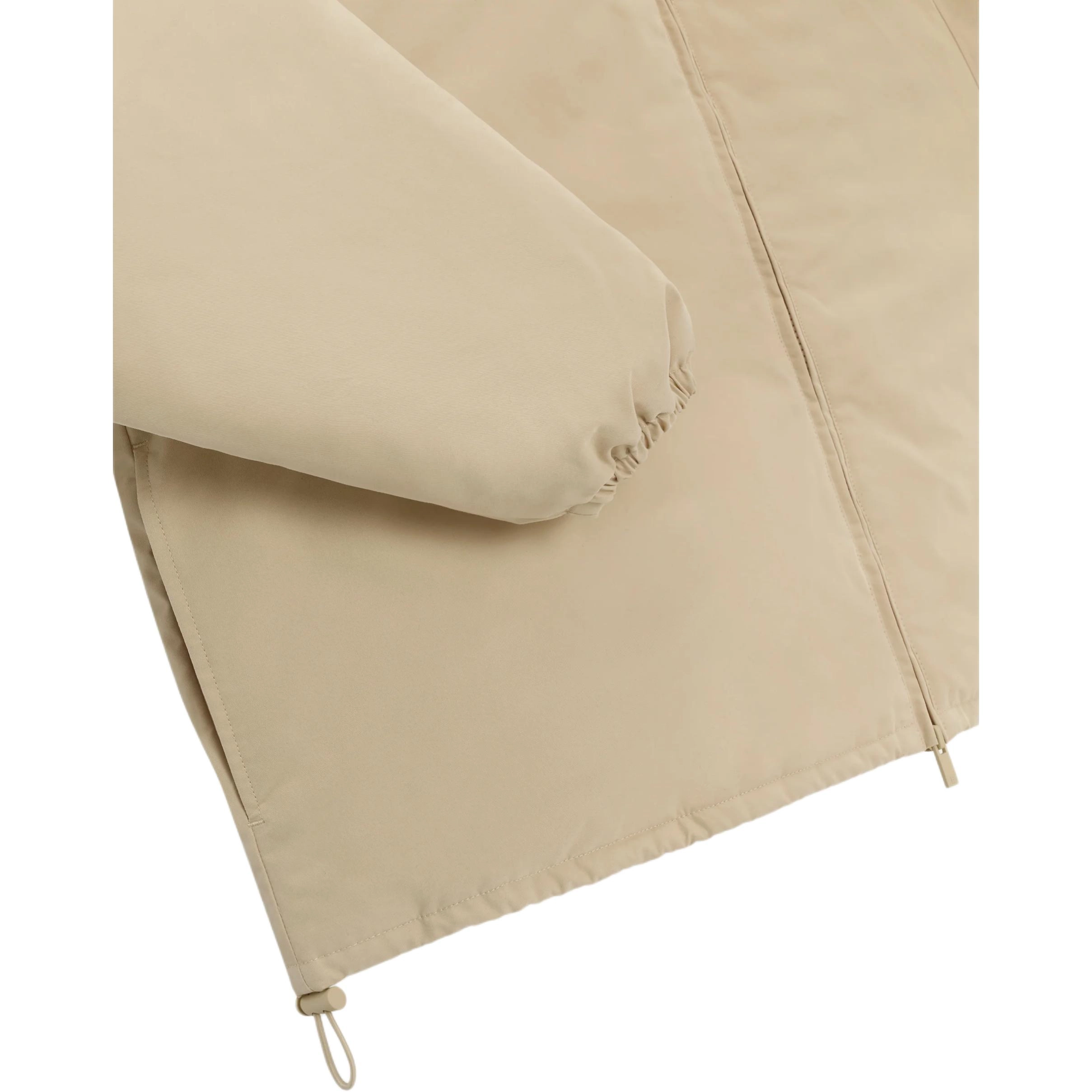 Fear of God Essentials SS23 Drop2 Essentials Fullzip Jacket Sand Logo