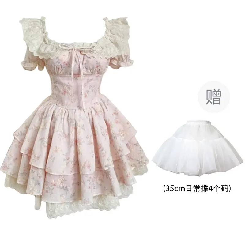 依钗 舒适通勤百搭简约休闲温柔风服饰短袖连衣裙 女款