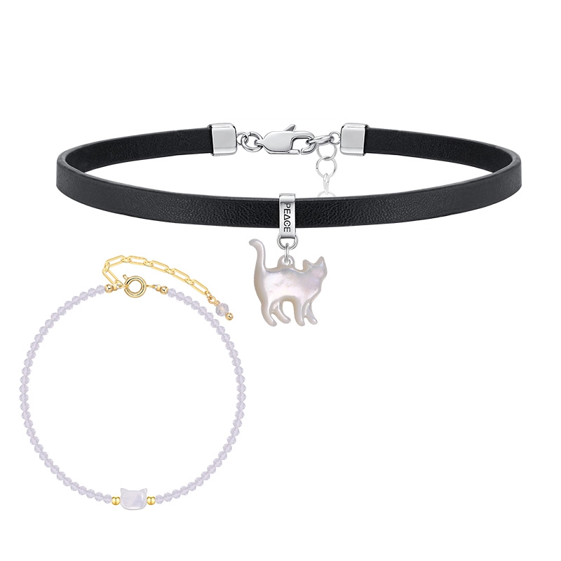 PEACE CAT choker