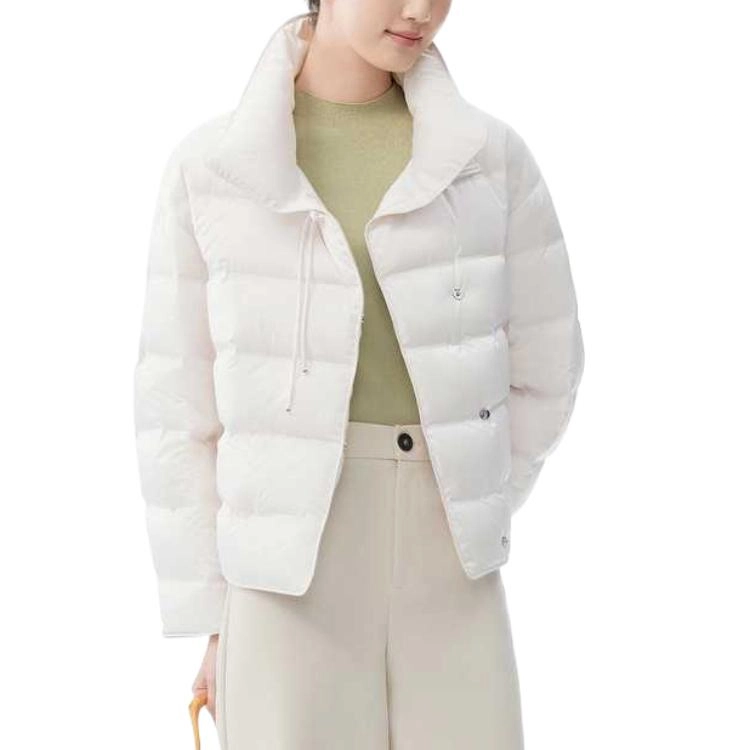 波司登 纯色盘扣立领透气羽绒服 女款