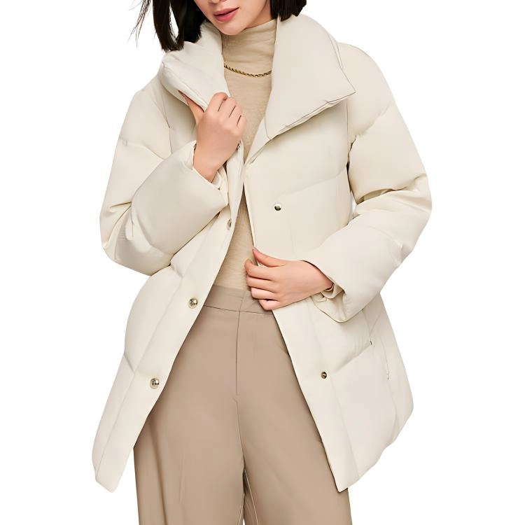 波司登 静奢风系列 翻领舒适长袖羽绒服 女款
