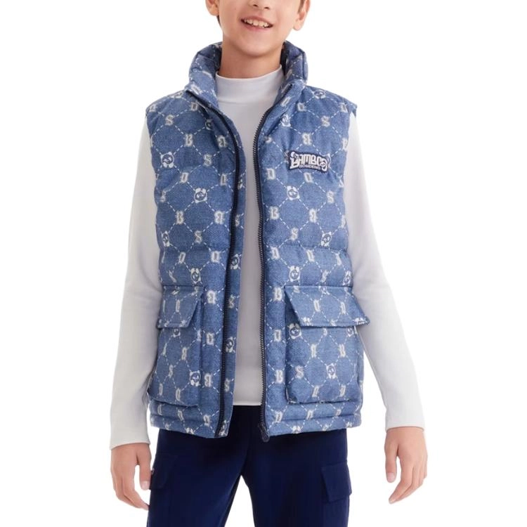 波司登羽绒马甲 宽松纯色百搭保暖 青少年