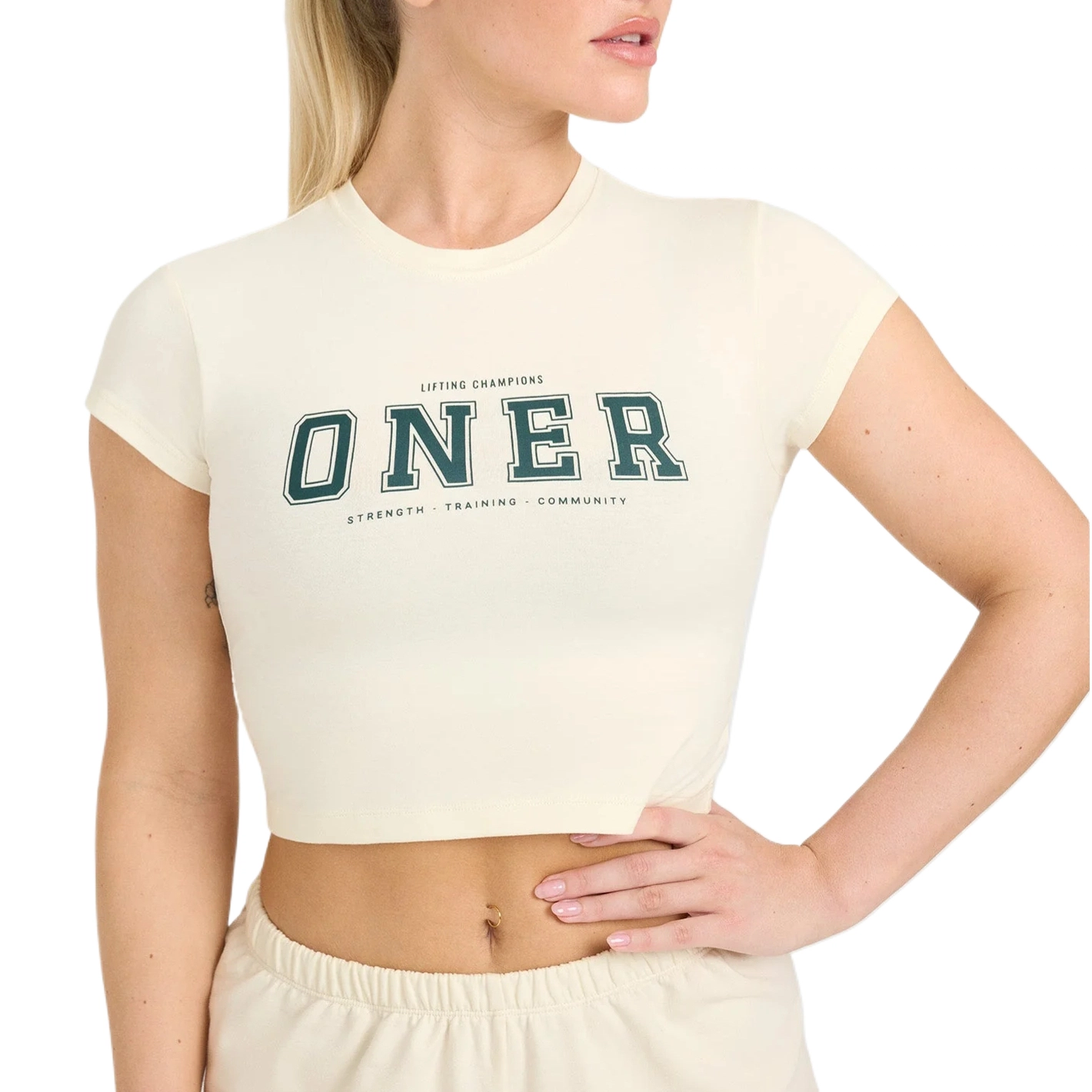ONER ACTIVE Cotton Baby T-Shirt with Printed Logo T