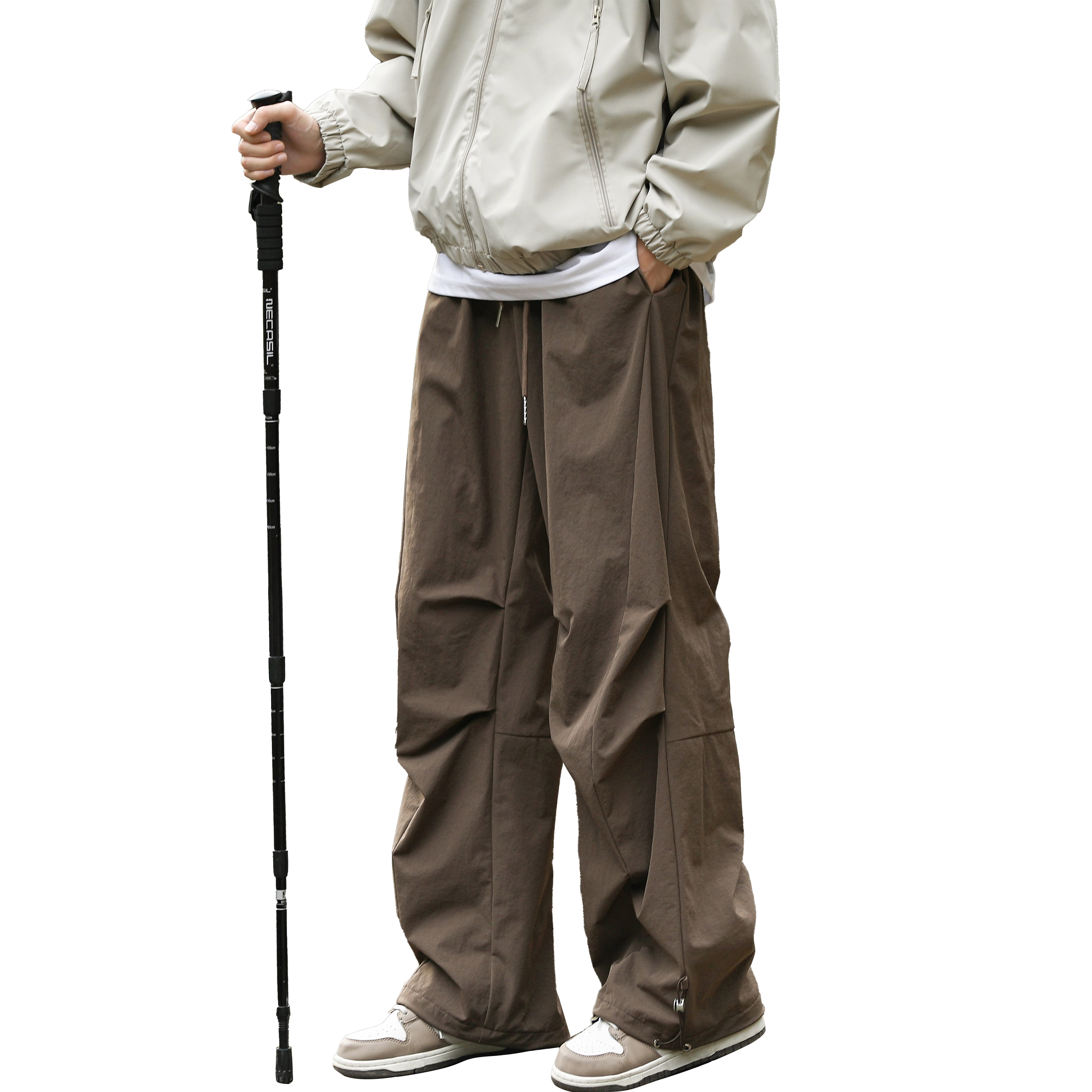 帝狼牛 美式复古山系户外宽松百搭日常通勤休闲裤 男女同款