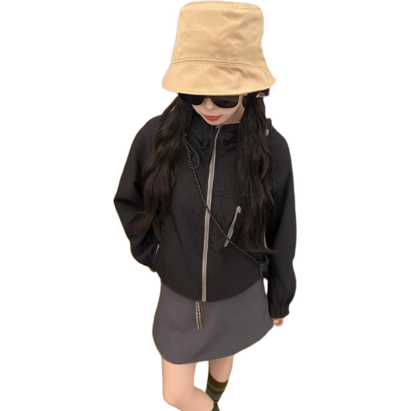 徐百货 多巴胺薄款速干透气百搭户外骑行防晒服 男女同款