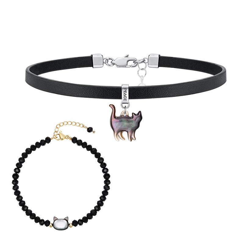 PEACE CAT choker