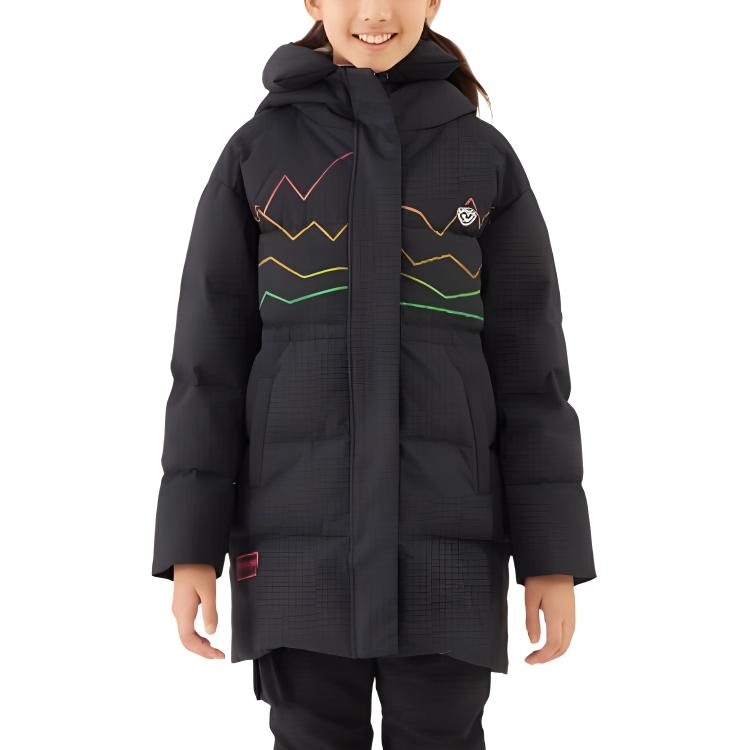 诺诗兰 防水透气连帽羽绒服 青少年
