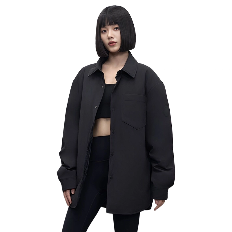 美力城 时尚潮流翻领轻薄三防宽松百搭休闲保暖羽绒服 男女同款