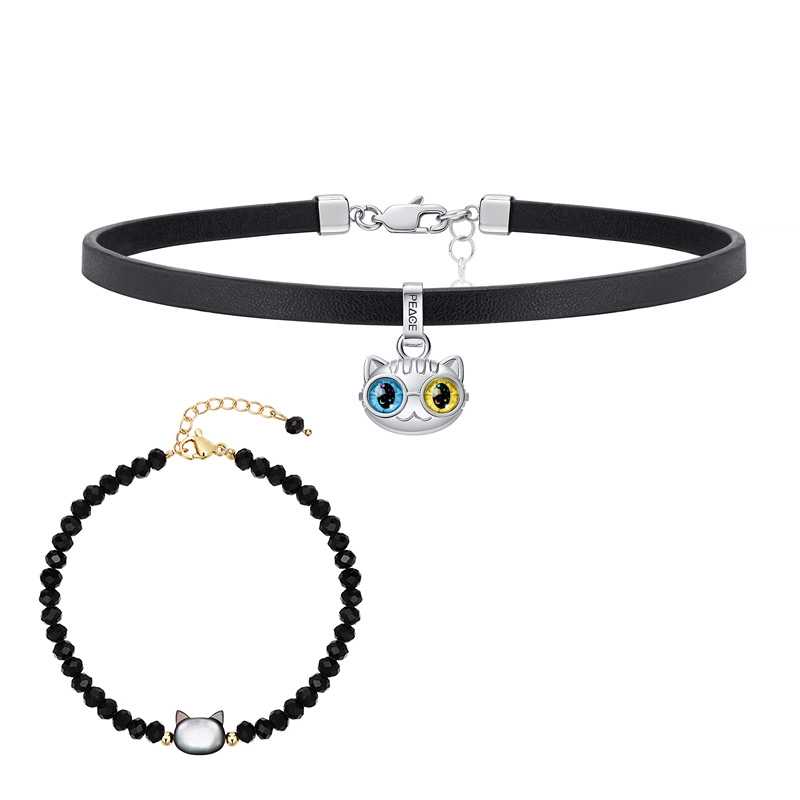 PEACE CAT choker