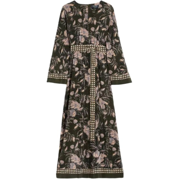 MaxMara Fedra Printed Crepe De Chine Dress V