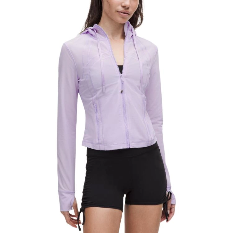 lululemon Define Cropped Hooded Jacket Mesh