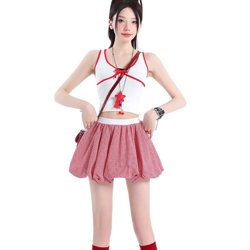 水中花 百搭通勤简约舒适休闲短裙 女款