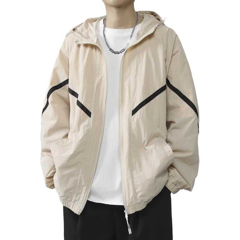 左岸 宽松透气轻薄款冰丝凉感户外运动防晒服 男款