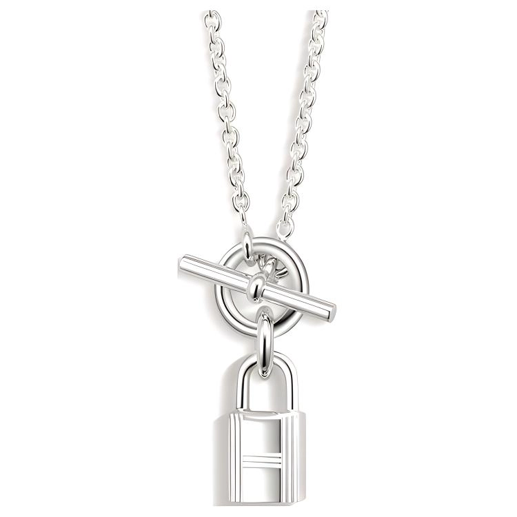 HERMES Amulettes Cadenas Pendent 925