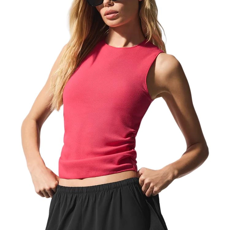 alo yoga Ribbed En Pointe Tank