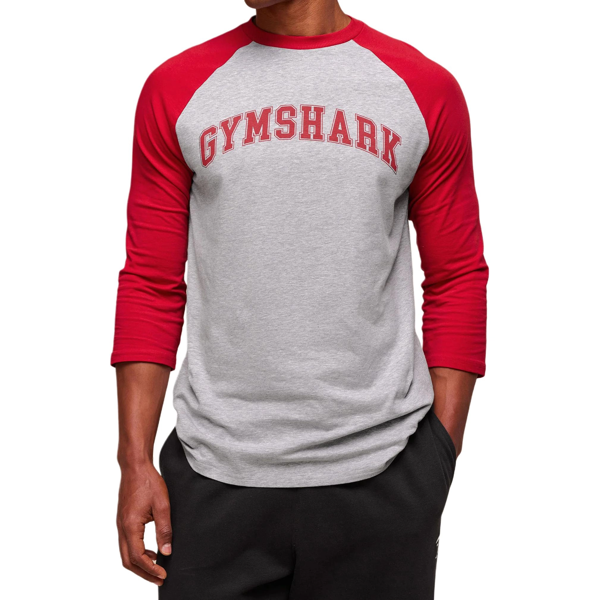 GYMSHARK GSLC Raglan 34 Sleeve logoT