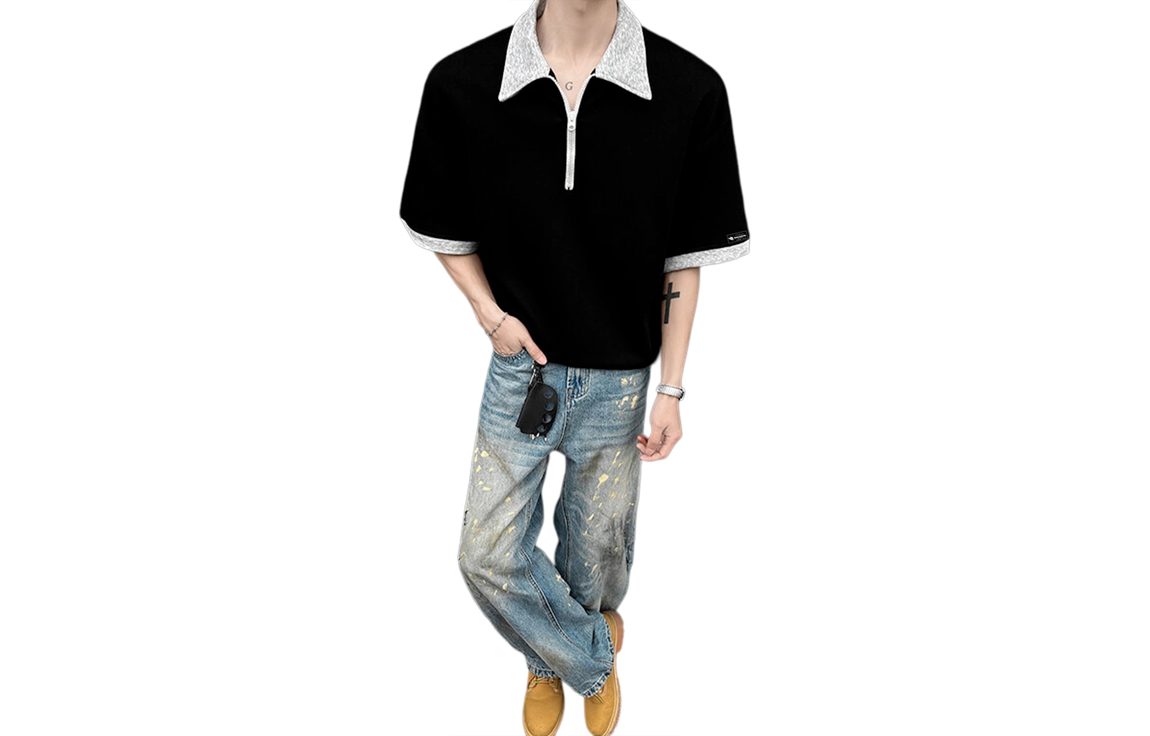 URBAN AUTHENTIC PolocleanfitT