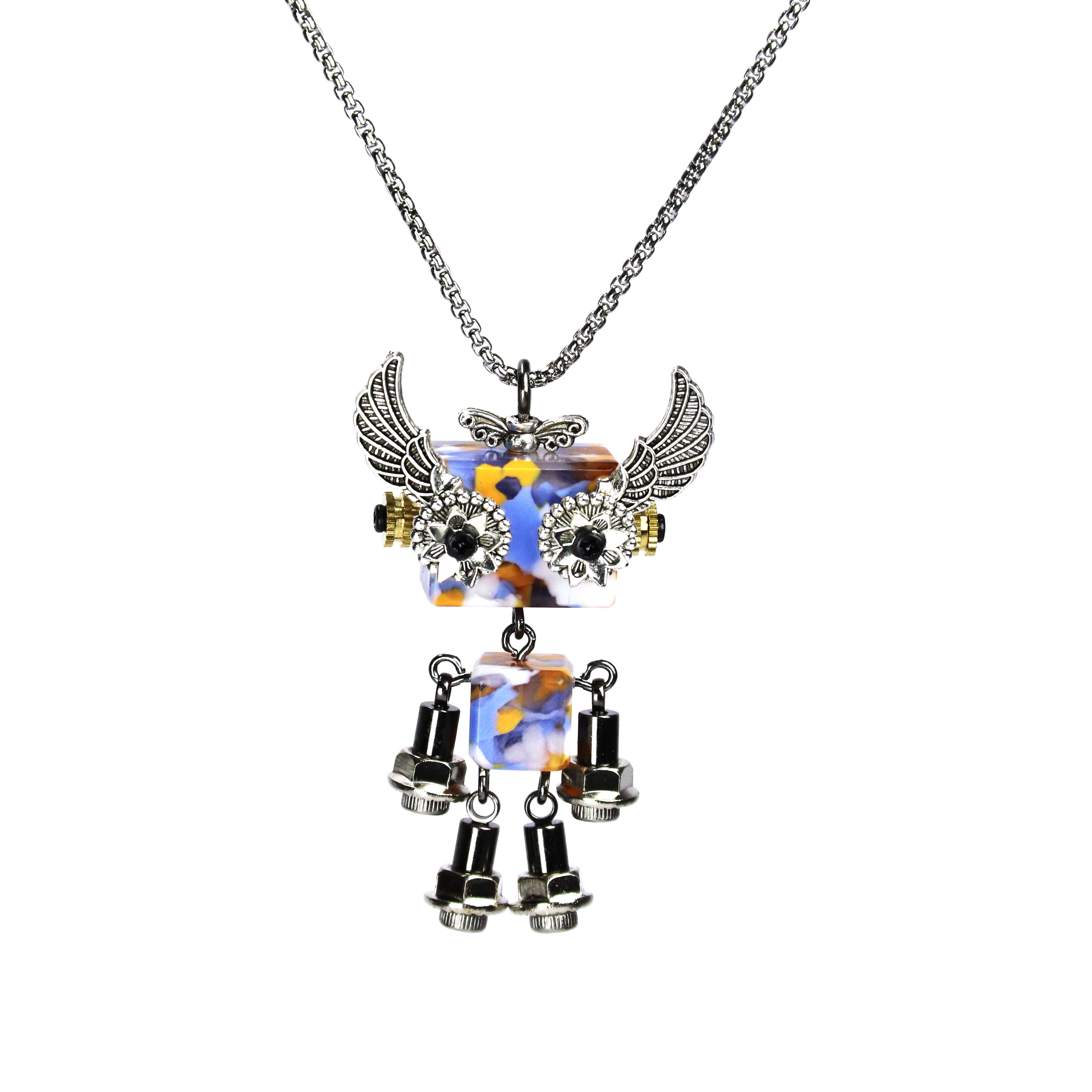 木小魔 星眸蒸汽朋克风 复古小众 合金 项链 男女同款情侣款