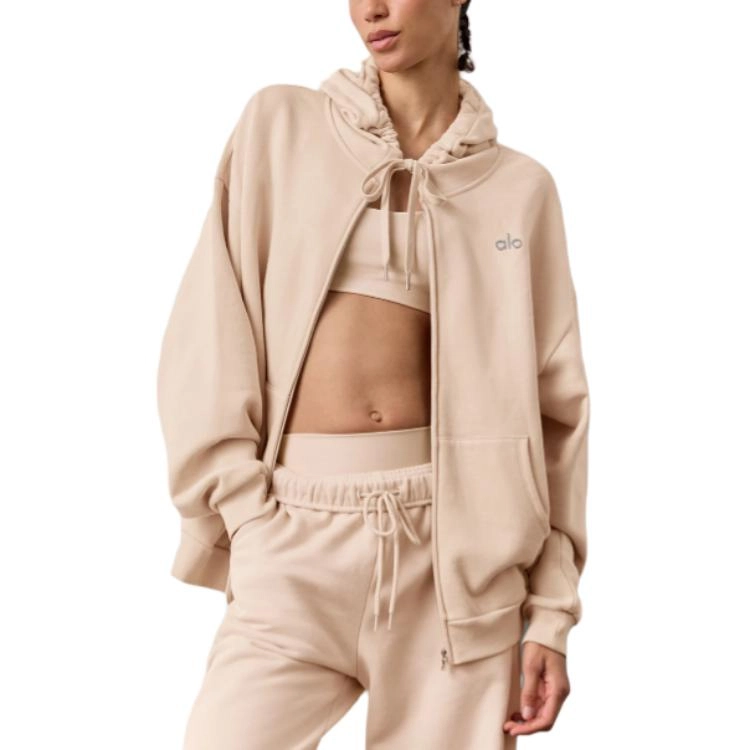 alo yoga Accolade Full Zip Hoodie logo