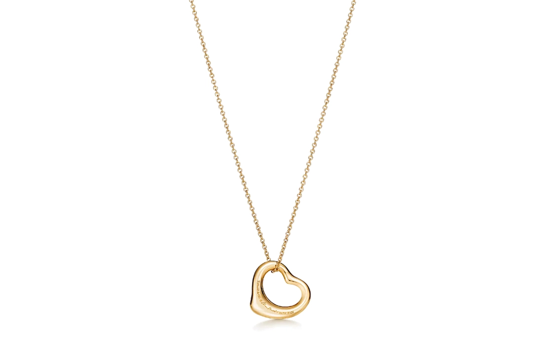 TIFFANY CO. Elsa Peretti Open Heart 18k