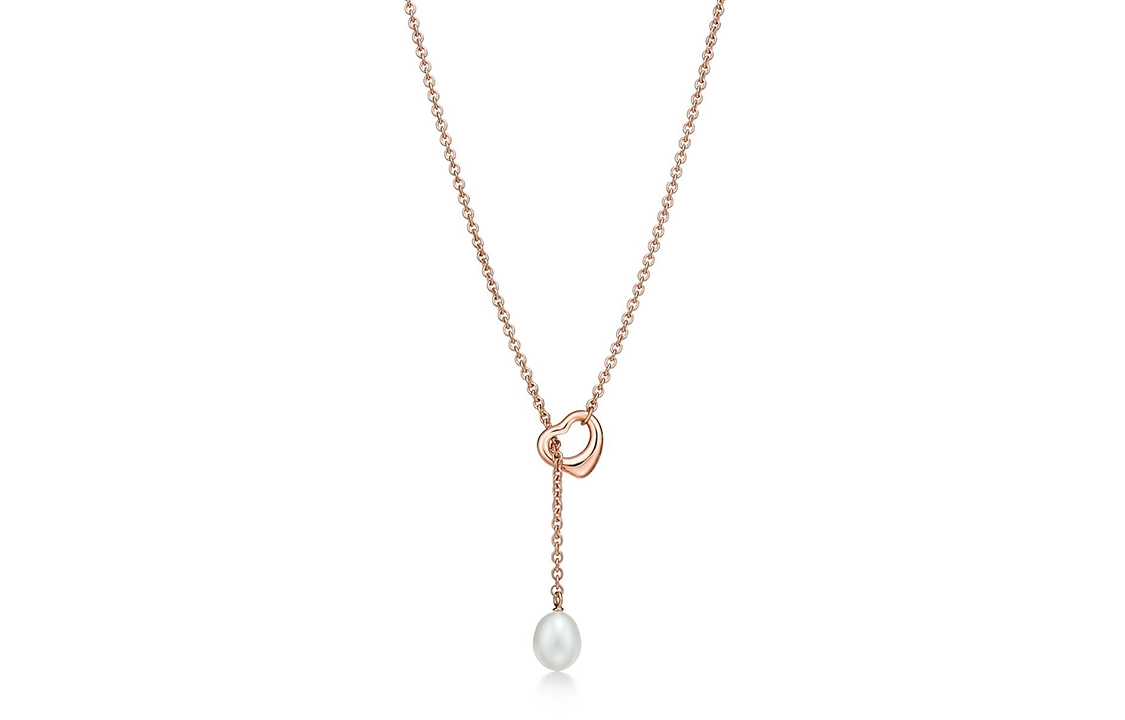 TIFFANY CO. Elsa Peretti Open Heart 18K