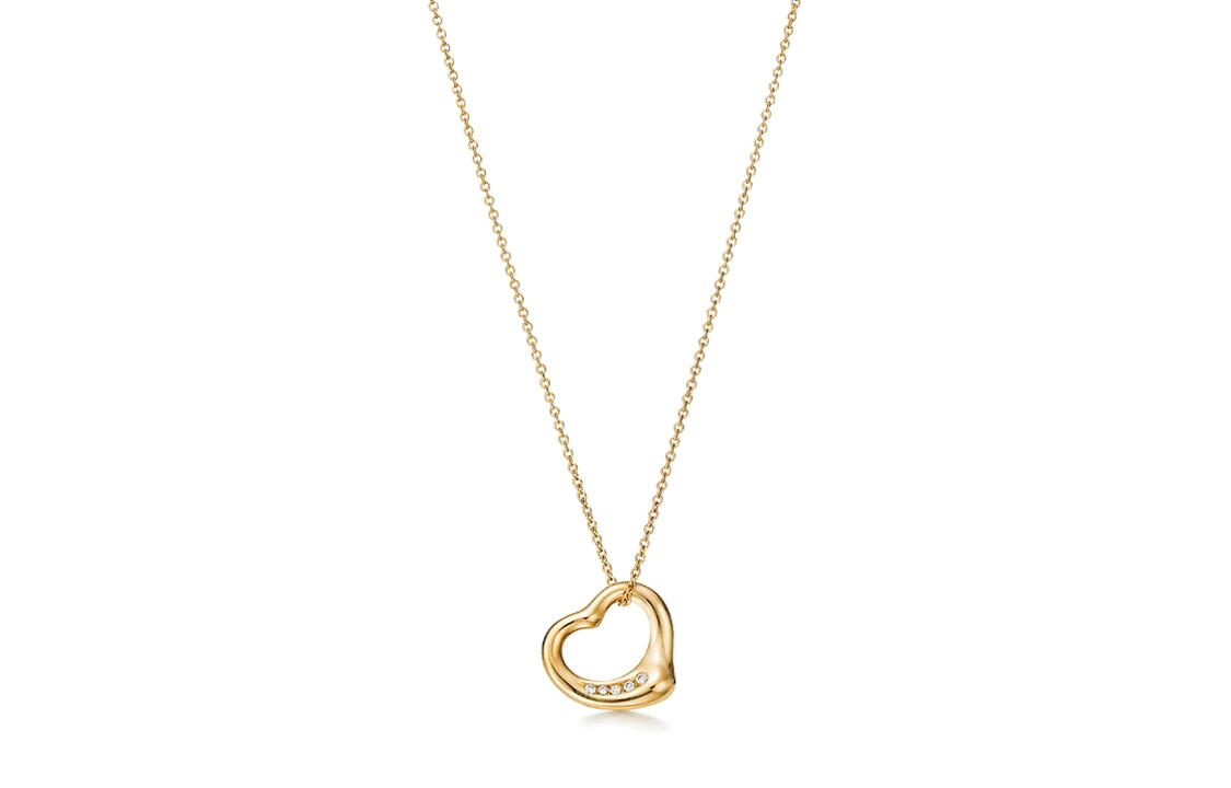 TIFFANY CO. Elsa Peretti Open Heart 18k
