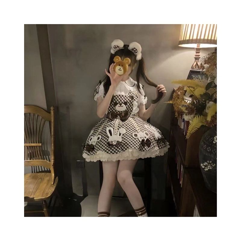 依钗 可爱舒适短袖休闲萝莉装 女款