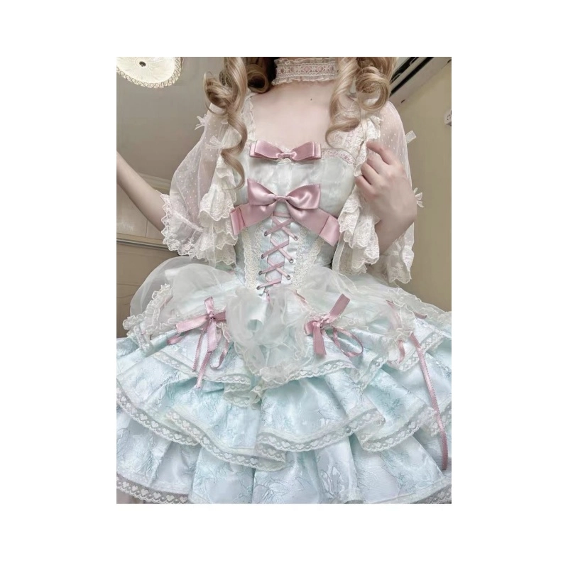 依钗 蔷薇执事 洛丽塔温柔芭蕾风礼服简约萝莉装 女款