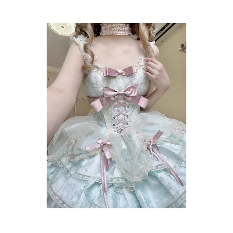 依钗 蔷薇执事 洛丽塔温柔芭蕾风礼服简约萝莉装 女款