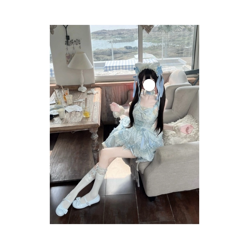 依钗 设计日常公主风蝴蝶结萝莉装 女款
