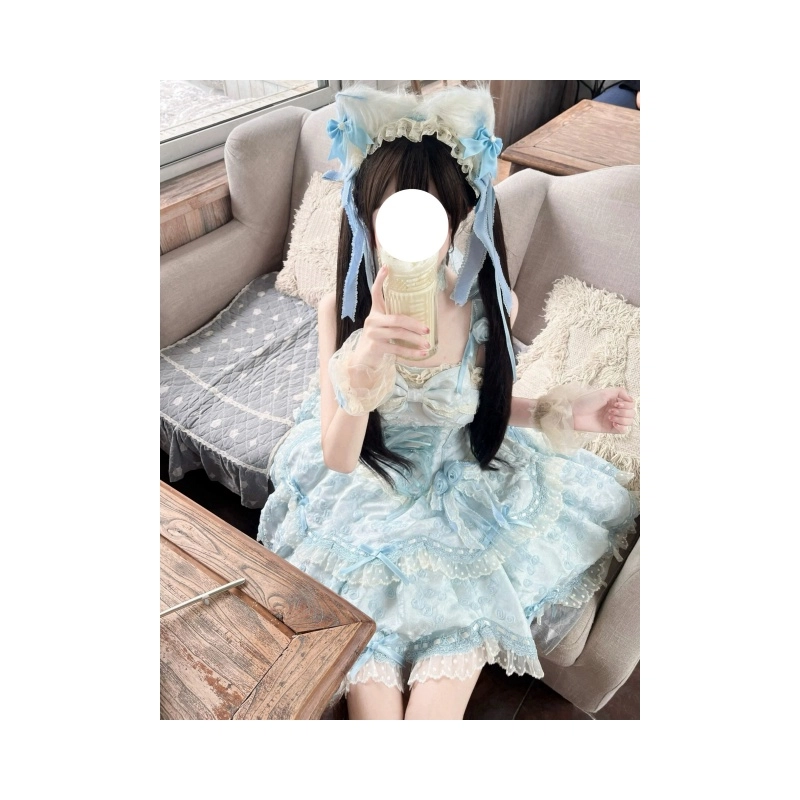 依钗 设计日常公主风蝴蝶结萝莉装 女款