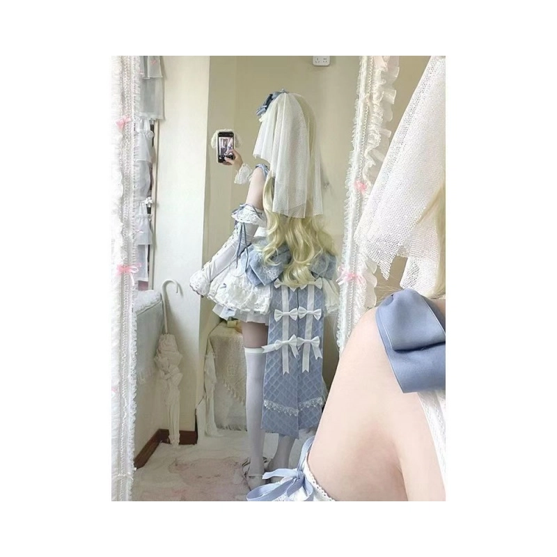 依钗 初恋少萝软妹甜心连衣裙合身舒适休闲萝莉装 女款