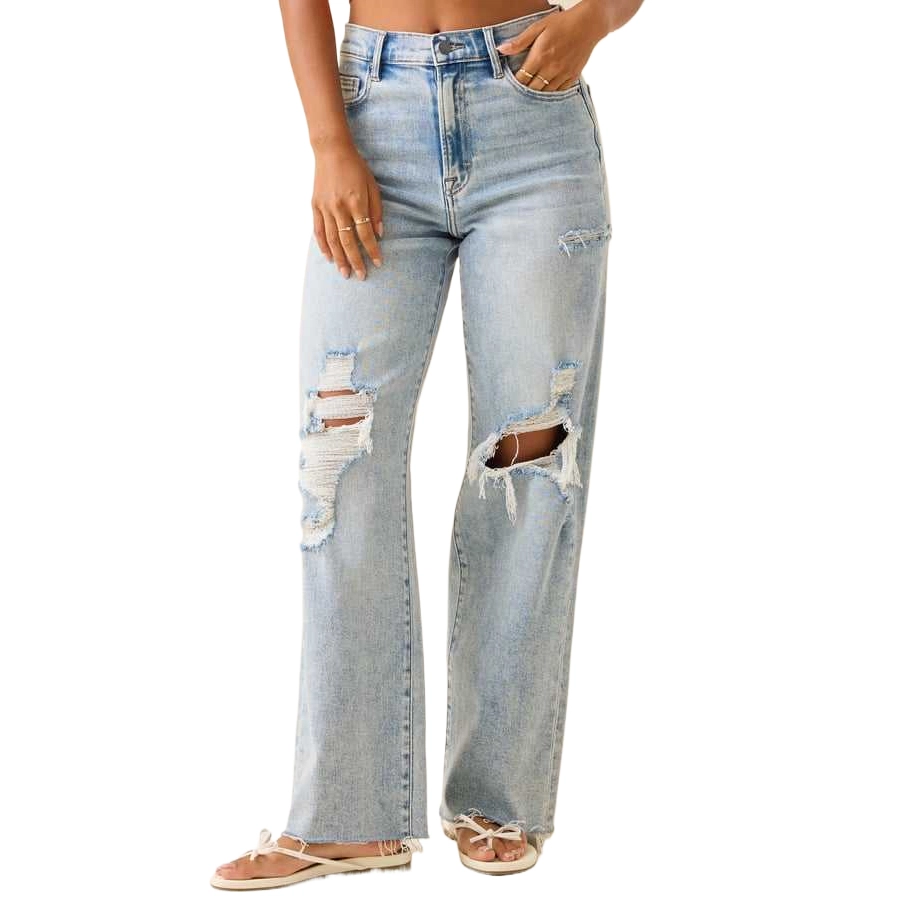 ALTAR'D STATE Straight Leg Jeans Kiara