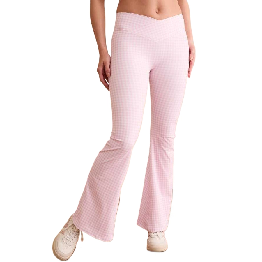 ALTAR'D STATE Gingham Flare Legging Step Up
