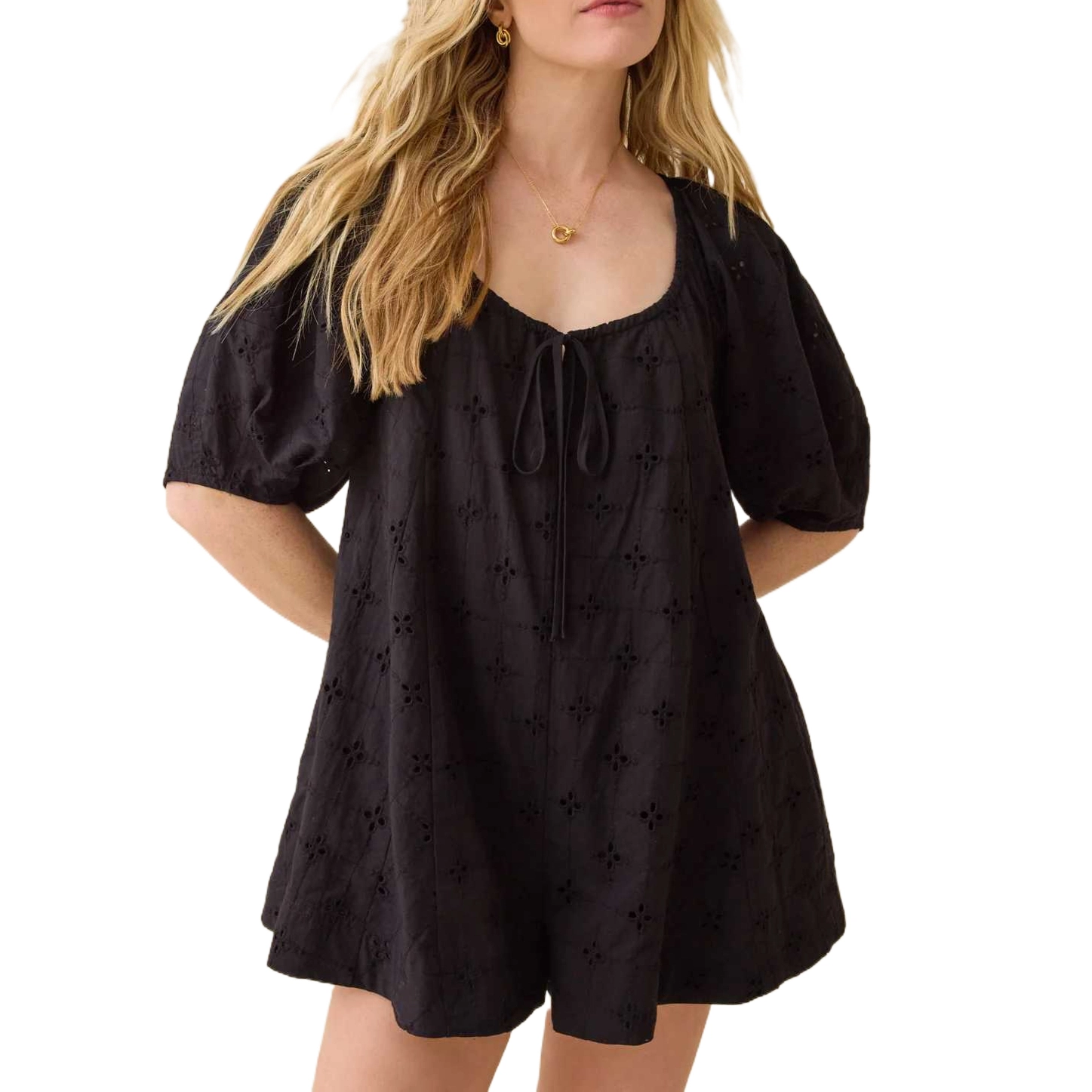 ALTAR'D STATE Posie Eyelet Romper