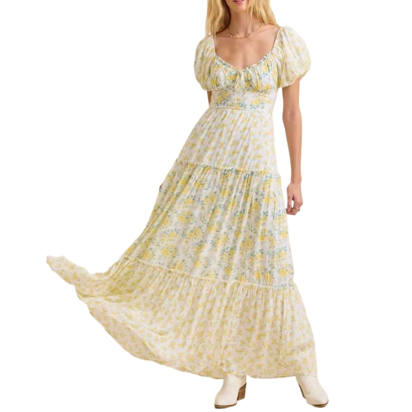 ALTAR'D STATE Floral Maxi Dress Delilah