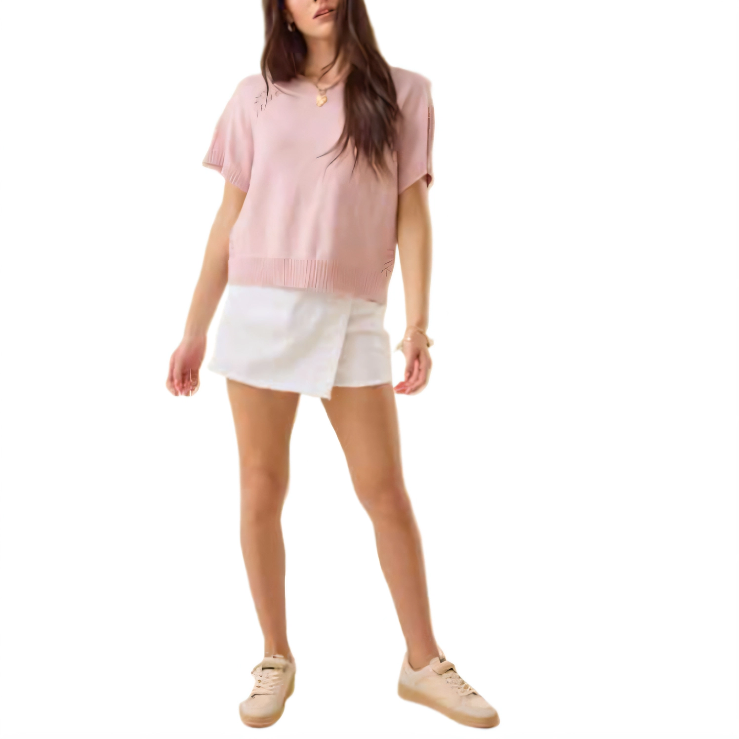 ALTAR'D STATE Maci Crochet Boxy Pullover
