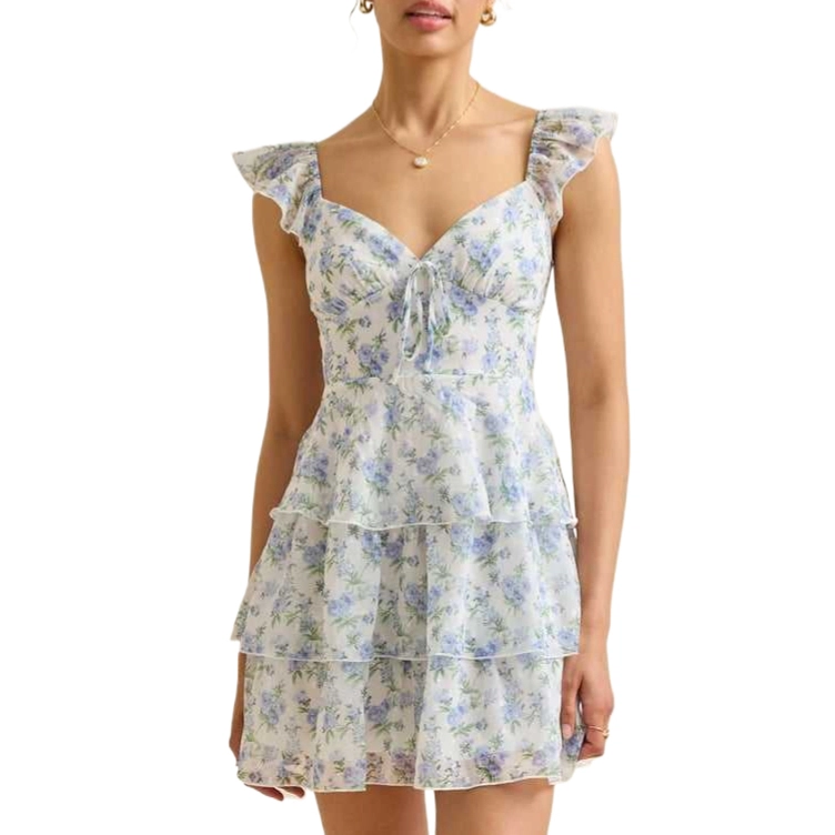 ALTAR'D STATE Fran Floral Mini Dress