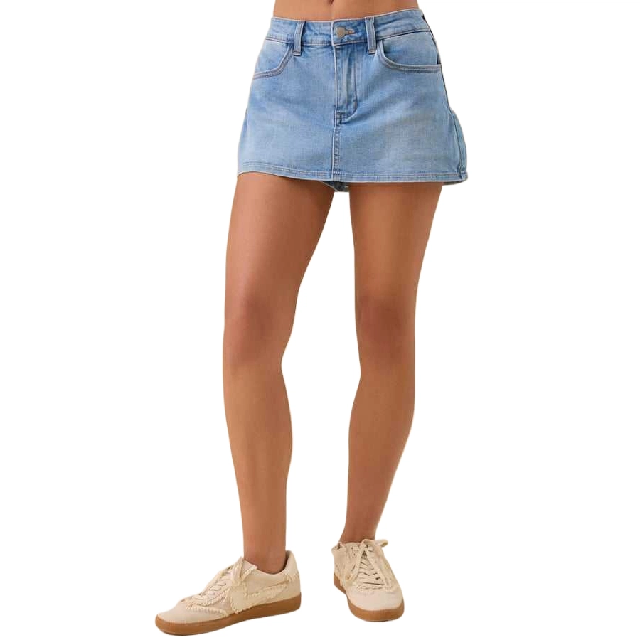 ALTAR'D STATE Mini Skort Ozzy Denim