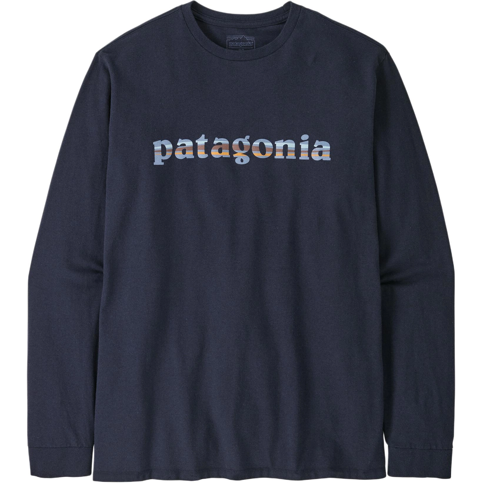 patagonia Long-Sleeved '73 Text Logo Responsibili T