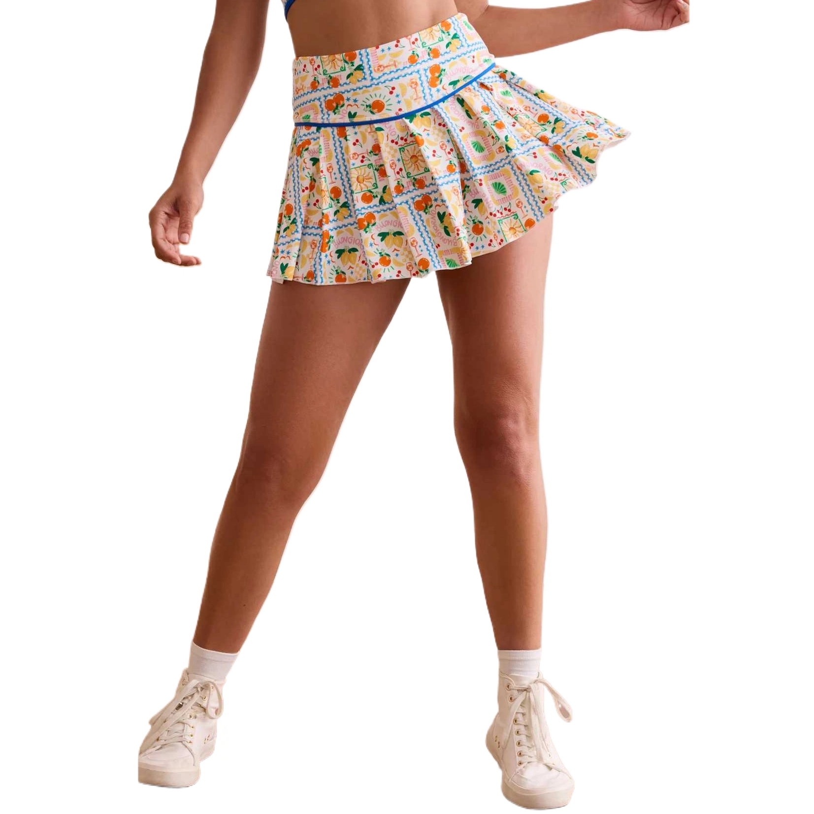 ALTAR'D STATE Getaway Postcard Patterned Skort