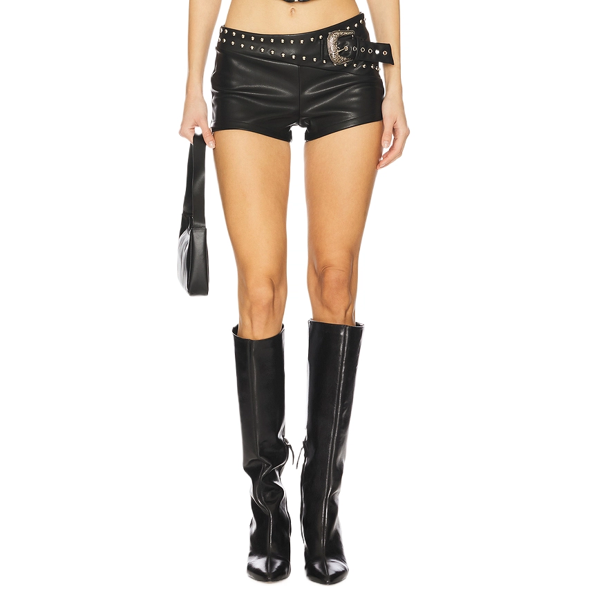 SUPERDOWN Melisa Faux Leather Short