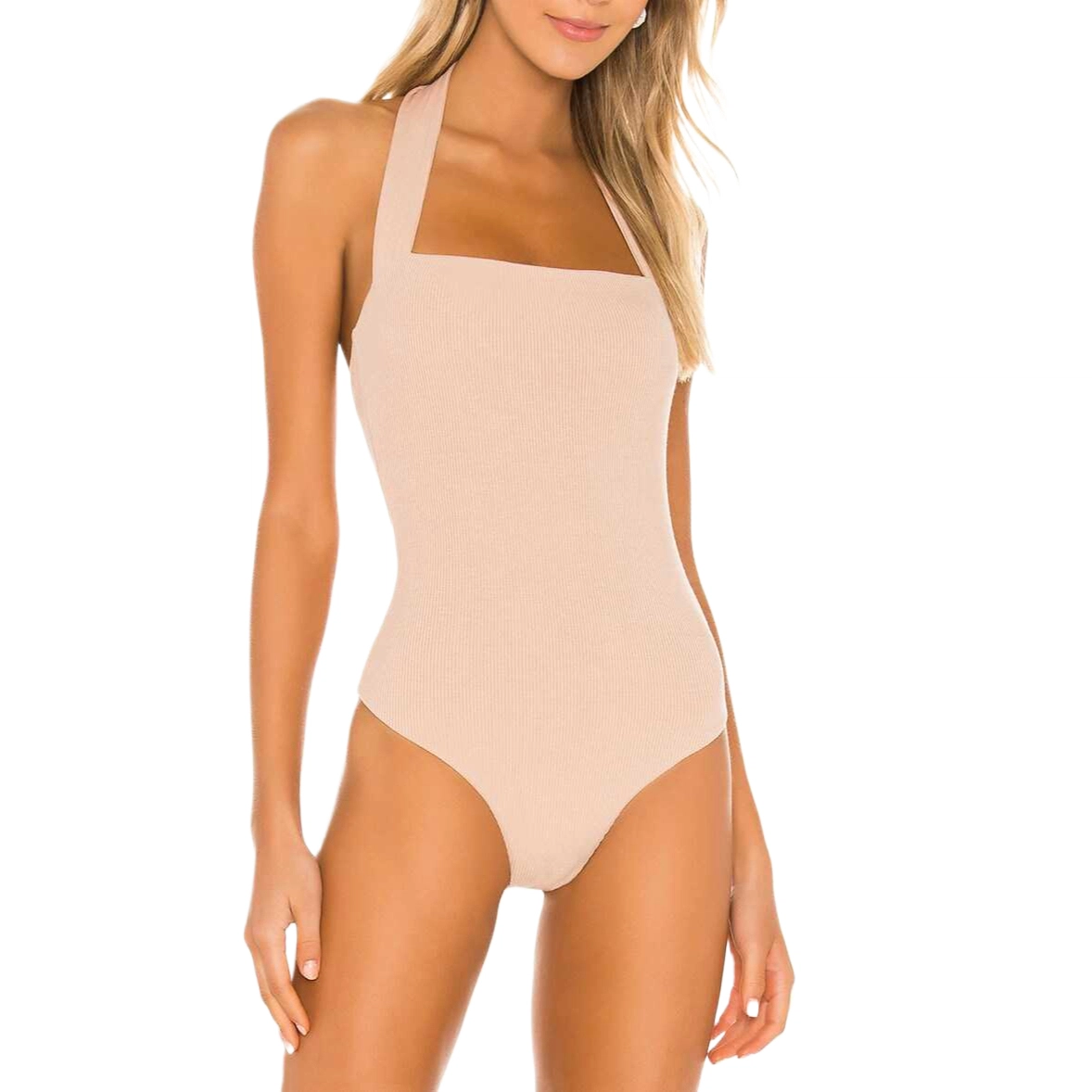SUPERDOWN Candice Halter Bodysuit