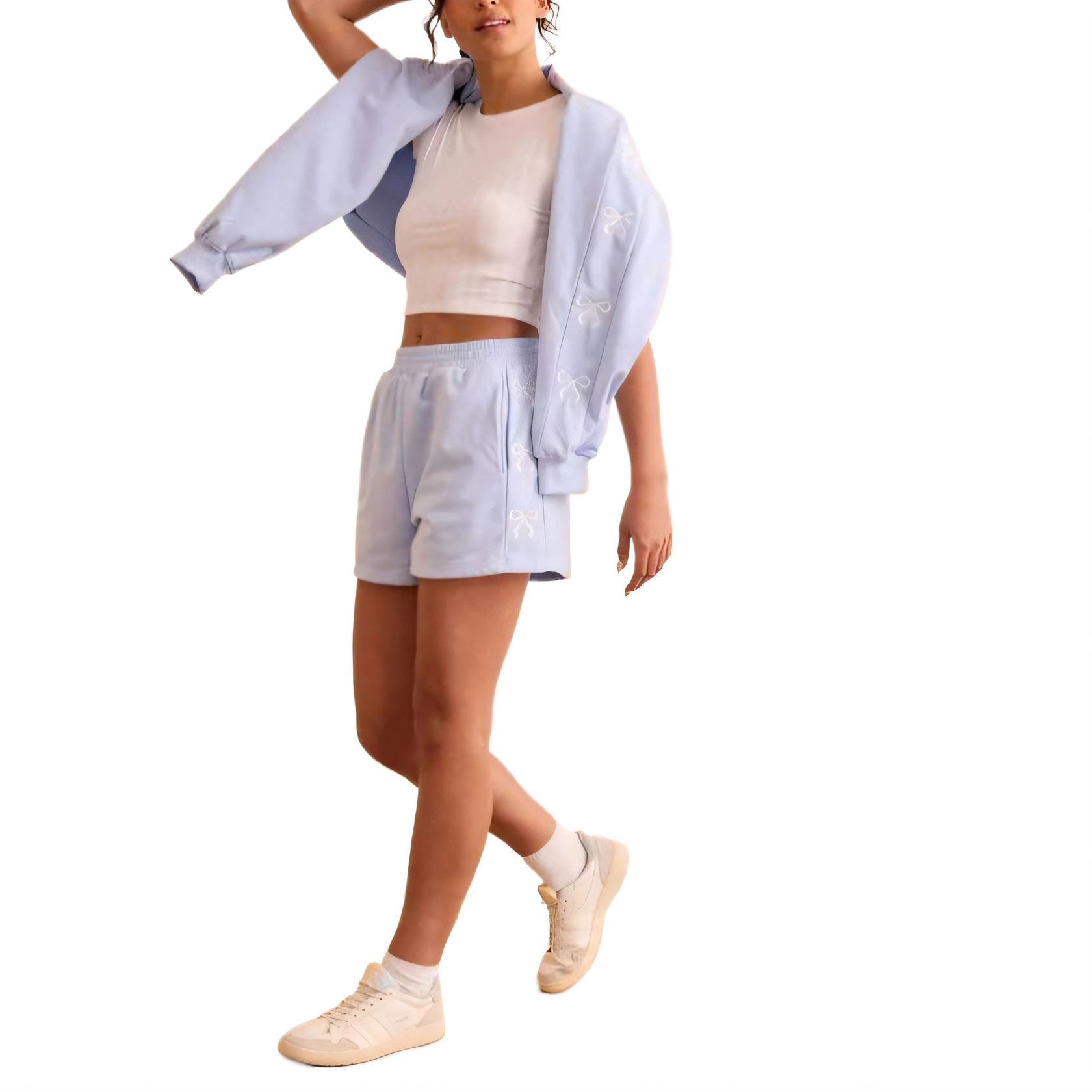 ALTAR'D STATE Release Embroidered Bow Lounge Short