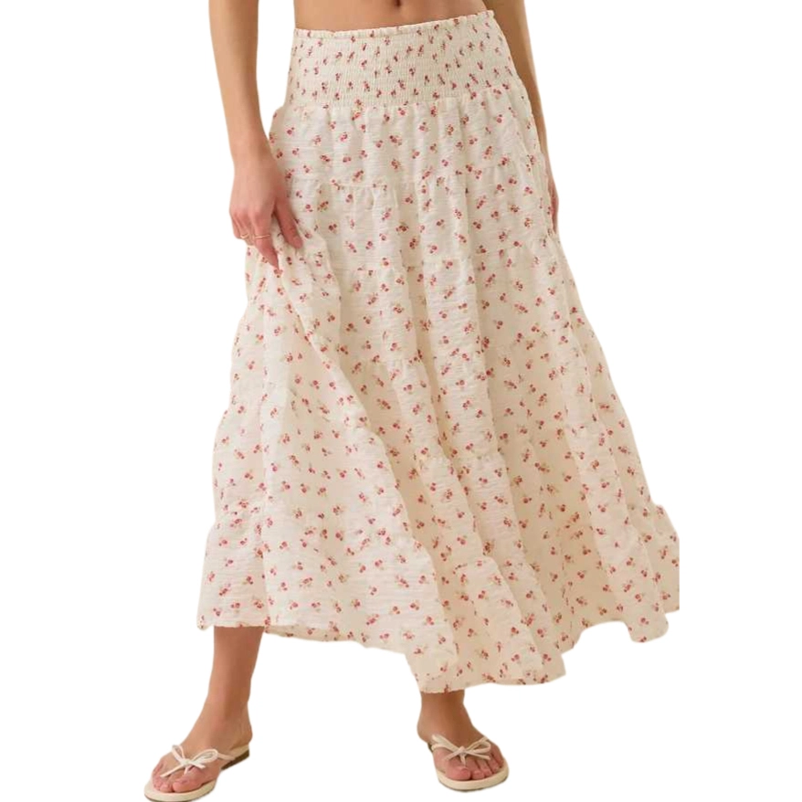 ALTAR'D STATE Floral Midi Skirt