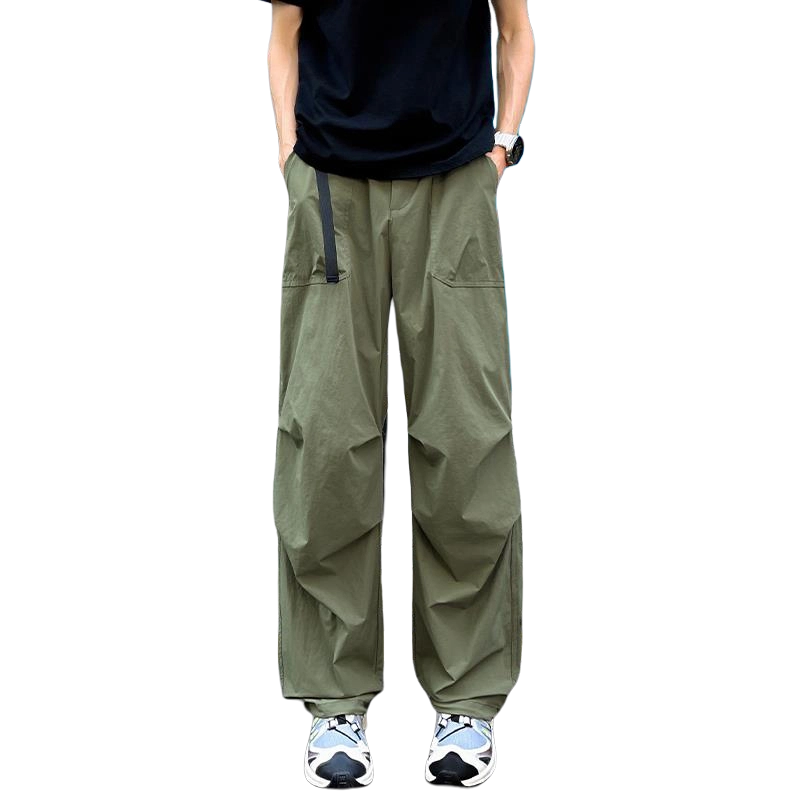 佑麟 侧拉链登山工装裤夏季薄款山系户外伞兵裤美式机能裤休闲裤 男女同款