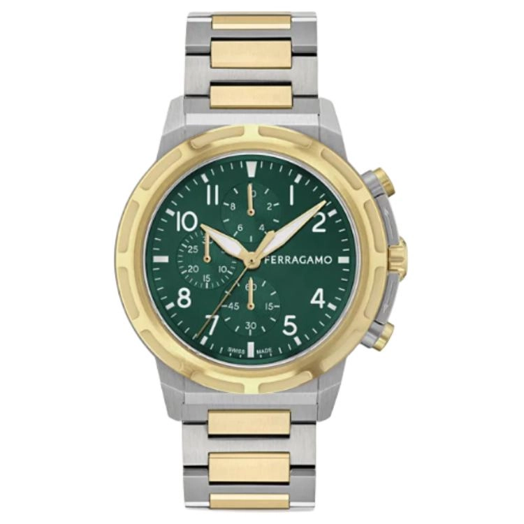 FERRAGAMO 18k 44mm 100