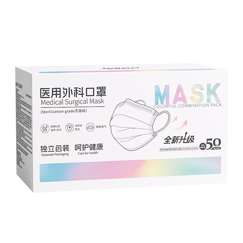 界面 彩色医用外科口罩高颜值一次性医疗透气防晒呼吸防护舒适安全时尚